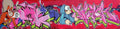Graffiti Murals Street Art 898 cartoon graffiti big A4 Photo Print