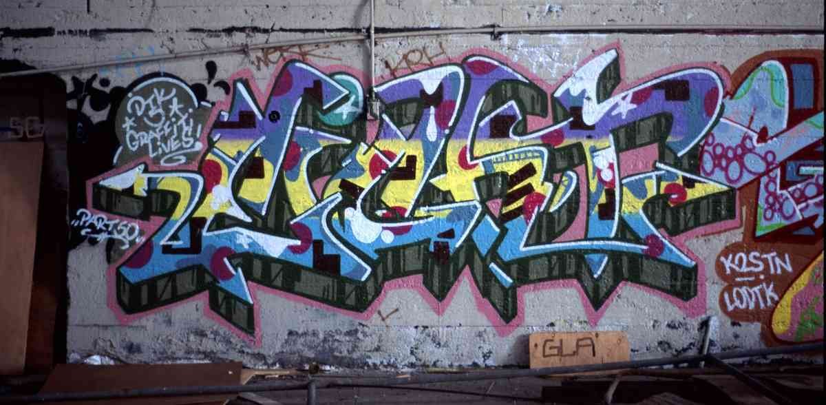 Graffiti Murals Street Art 942 pg 20 eight charlie A4 Photo Print
