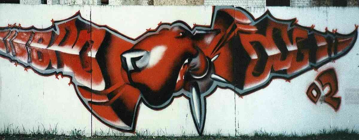 Graffiti Murals Street Art 959 DJPO M KO 1 A4 Photo Print