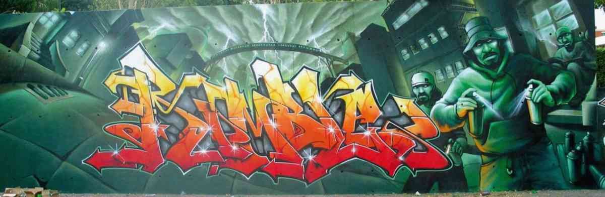 Graffiti Murals Street Art 964 noe2 2 A4 Photo Print