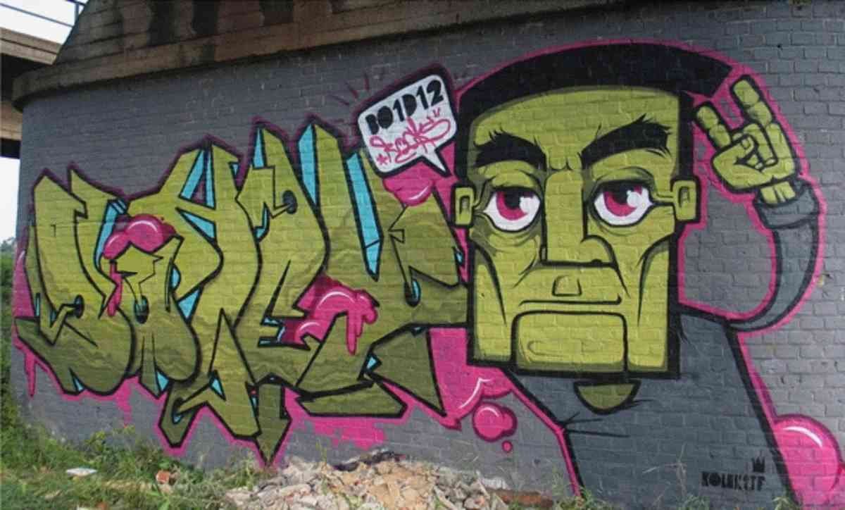 Graffiti Murals Street Art 969 graffiti9i A4 Photo Print
