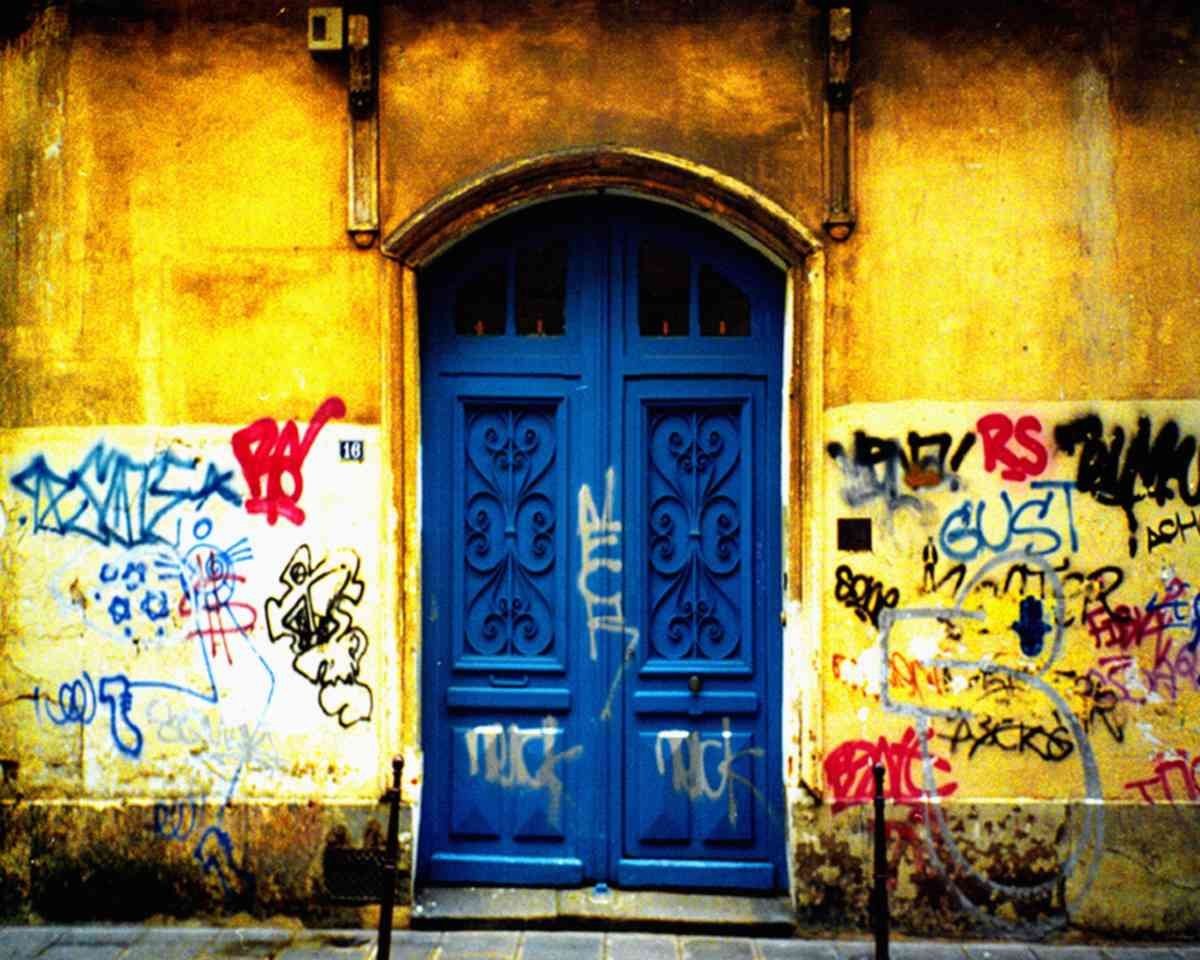 Graffiti Murals Street Art 976 Paris Graffiti 2 A4 Photo Print