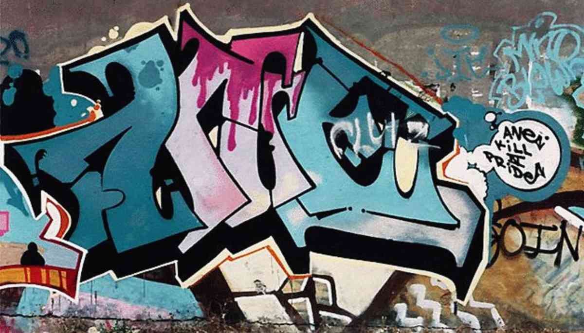Graffiti Murals Street Art 988 ane A4 Photo Print