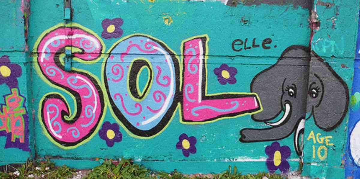 Graffiti Murals Street Art 989 article image image article A4 Photo Print