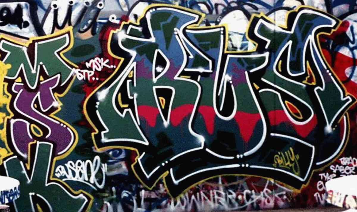 Graffiti Murals Street Art 994 busone A4 Photo Print