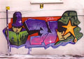 Graffiti Street Art 3d 1984 A4 Photo Print