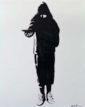 Graffiti Street Art beggar 2006 A4 Photo Print