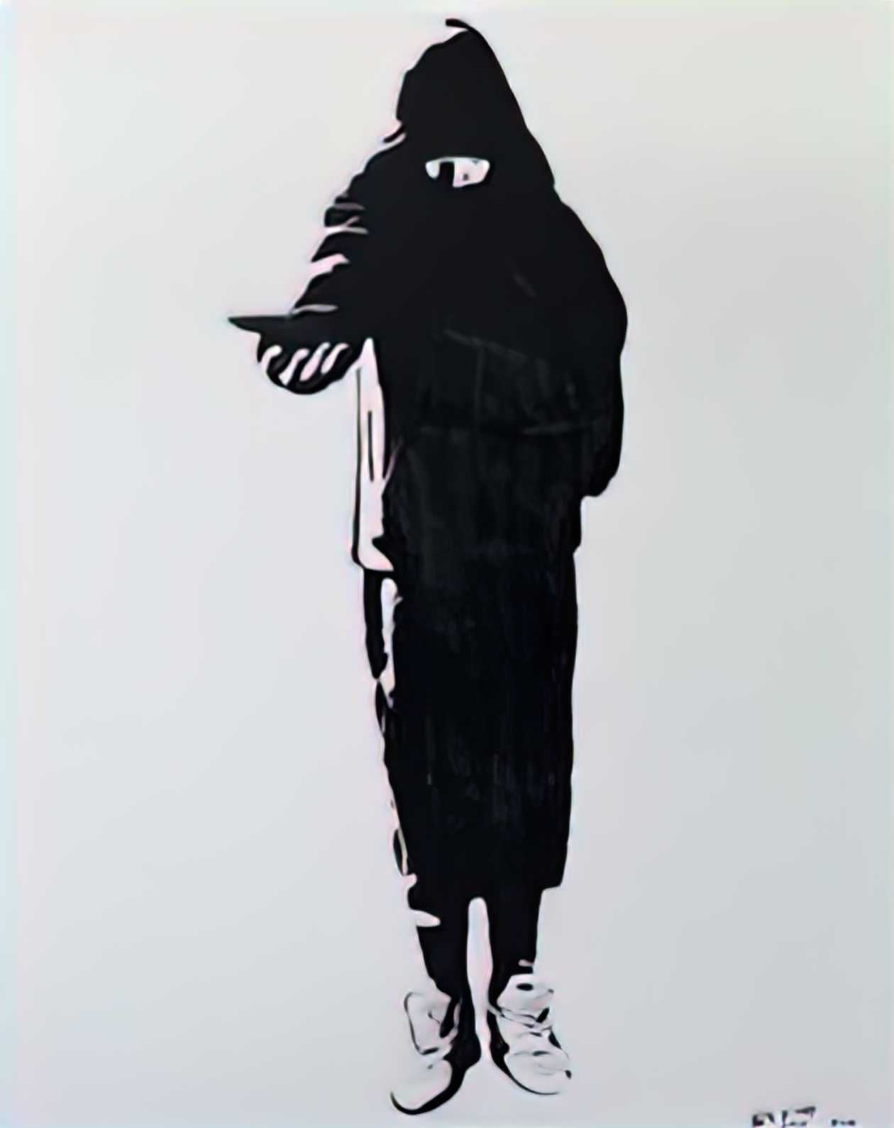 Graffiti Street Art beggar 2006 A4 Photo Print
