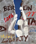 Graffiti Street Art berlin liberty 1990 A4 Photo Print