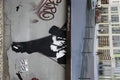 Graffiti Street Art blek le rat at mitte berlin A4 Photo Print