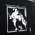 Graffiti Street Art blek le rat on market and franklin san francisco A4 Photo Print