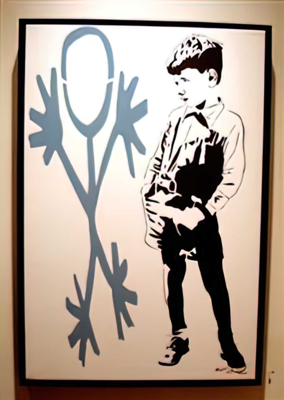 Graffiti Street Art blek le rat subliminal projects 9 at subliminal p A4 Photo Print