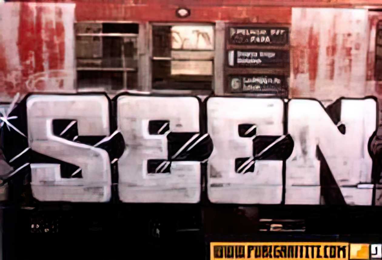 Graffiti Street Art block letters A4 Photo Print