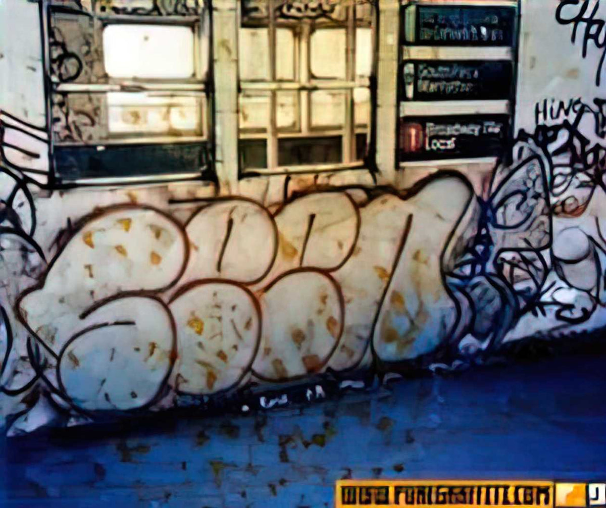 Graffiti Street Art bomb 1 A4 Photo Print