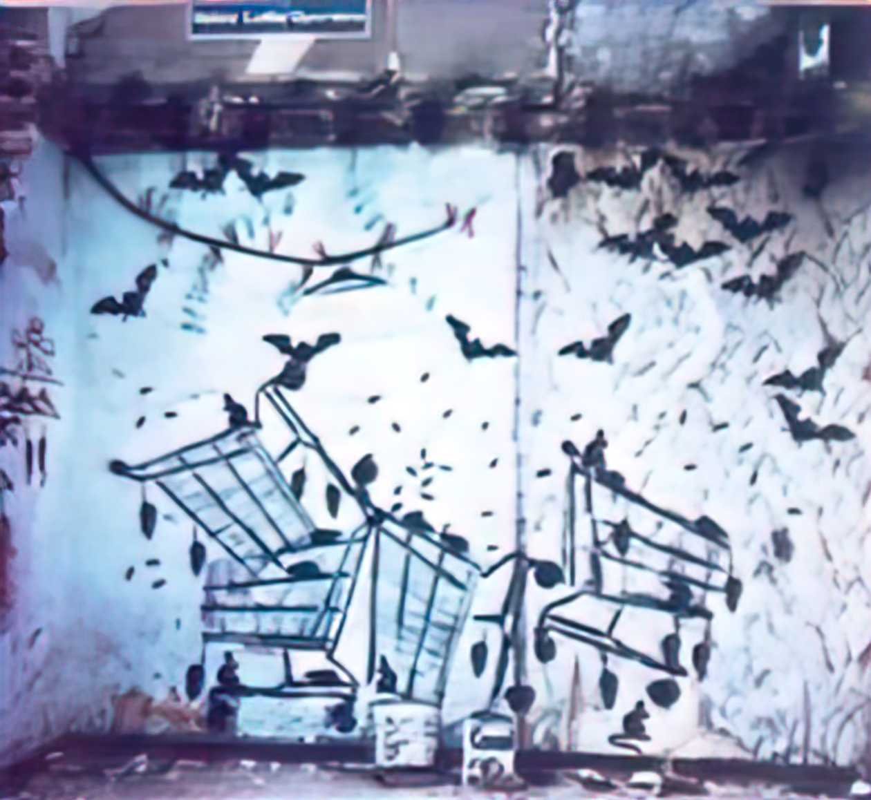 Graffiti Street Art bourges 1983 A4 Photo Print