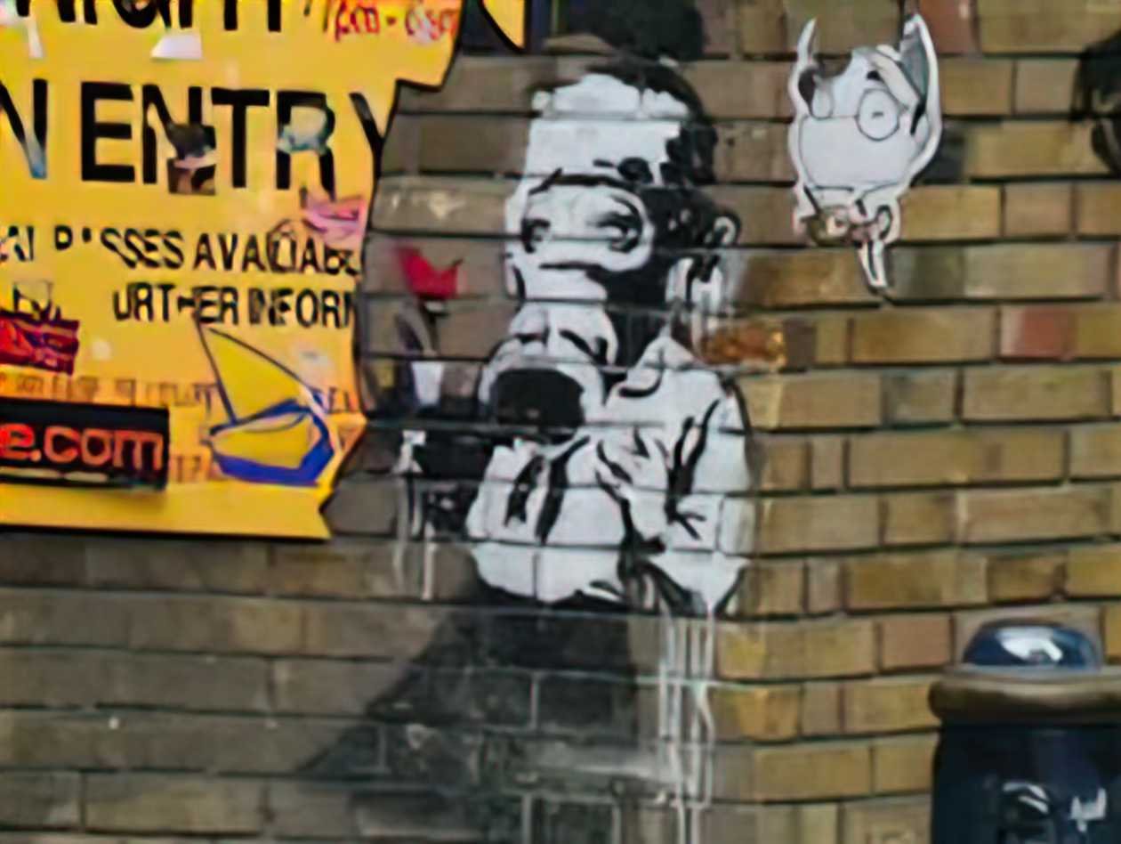 Graffiti Street Art brick lane east end 2004 A4 Photo Print