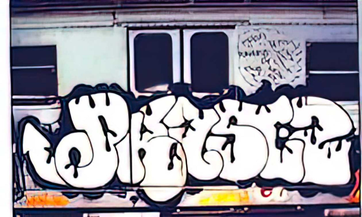 Graffiti Street Art bubble letters 1 A4 Photo Print