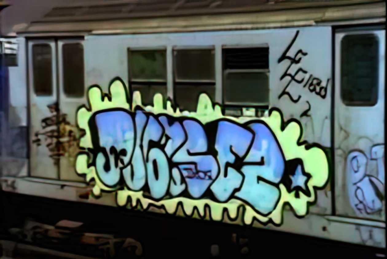 Graffiti Street Art bubble letters A4 Photo Print