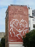 Graffiti Street Art c est nous les gars de m nilmontant 1995 A4 Photo Print