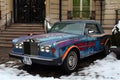 Graffiti Street Art cantona s rolls royce A4 Photo Print