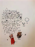 Graffiti Street Art caucasian negro A4 Photo Print