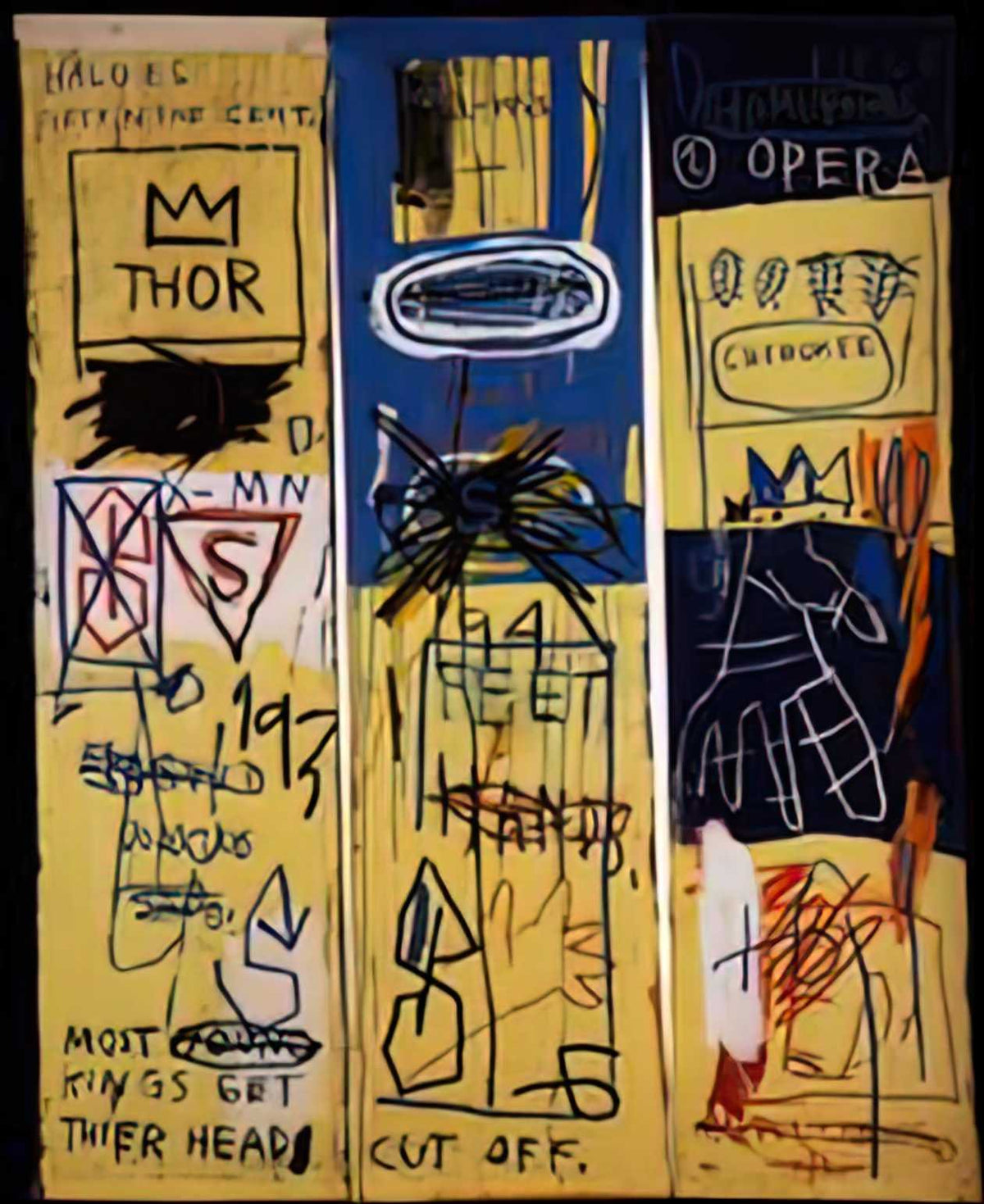 Graffiti Street Art charles the first A4 Photo Print