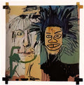 Graffiti Street Art dos cabezas A4 Photo Print