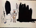 Graffiti Street Art dwellers in the marshes A4 Photo Print