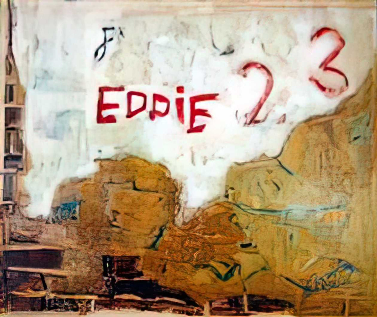 Graffiti Street Art eddie 1965 A4 Photo Print
