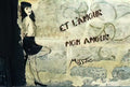 Graffiti Street Art et l amour A4 Photo Print
