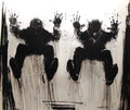 Graffiti Street Art hambleton jumping shadow A4 Photo Print