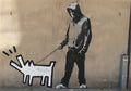 Graffiti Street Art haring dog A4 Photo Print