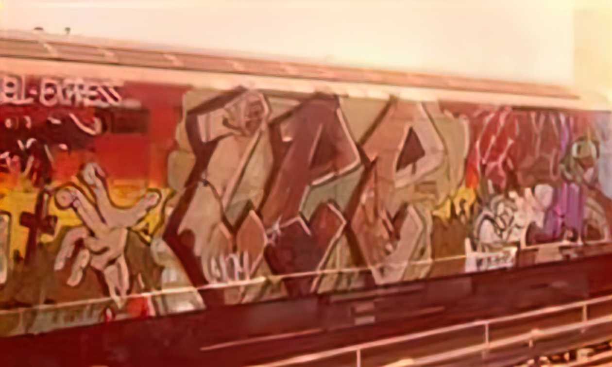 Graffiti Street Art hell express 1979 A4 Photo Print