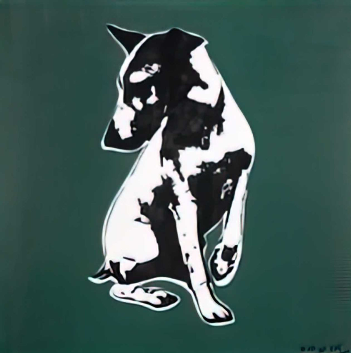 Graffiti Street Art his master s voiceless green 2007 A4 Photo Print