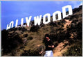 Graffiti Street Art hollywood sign A4 Photo Print