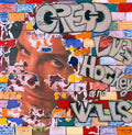 Graffiti Street Art ice hockey 1993 A4 Photo Print