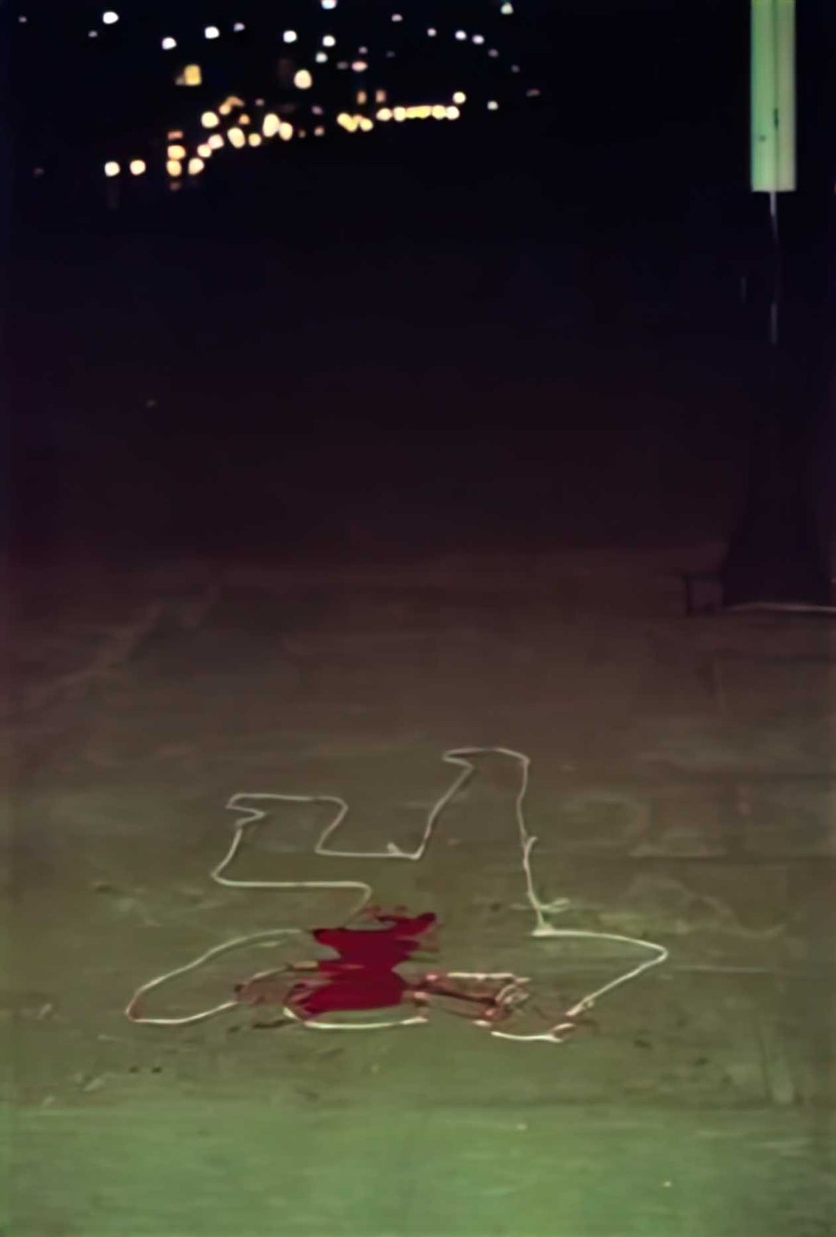 Graffiti Street Art image mass murder 1977 A4 Photo Print