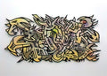 Graffiti Street Art kedem dragon A4 Photo Print
