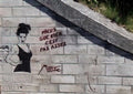 Graffiti Street Art mieux que rien A4 Photo Print