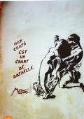 Graffiti Street Art mon corps A4 Photo Print