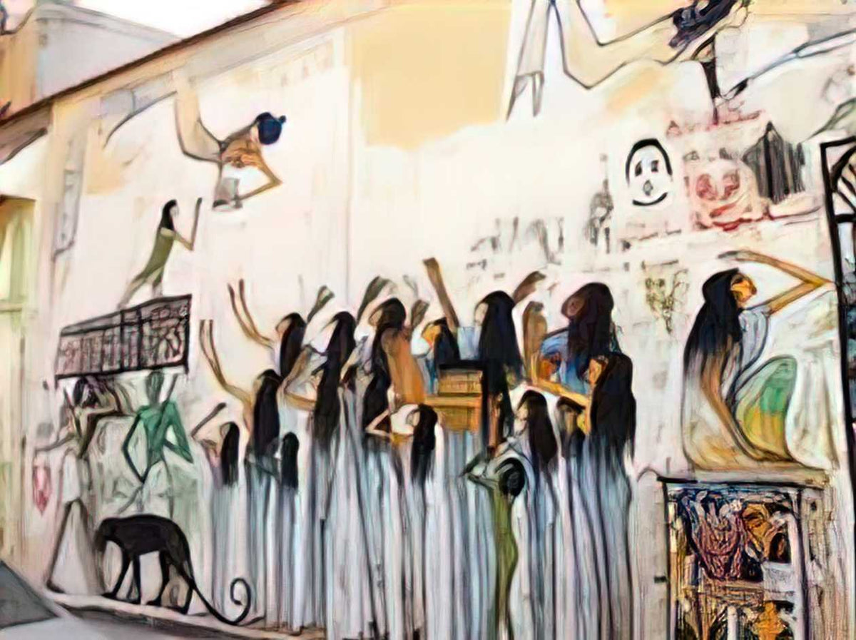 Graffiti Street Art mural cairo 2012 04 A4 Photo Print