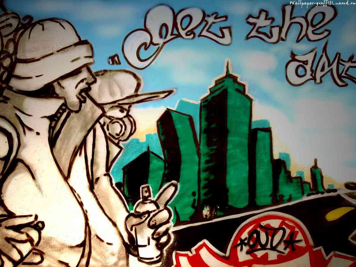 Graffiti Street Art photo Murals A4 009 (671) A4 Photo Print