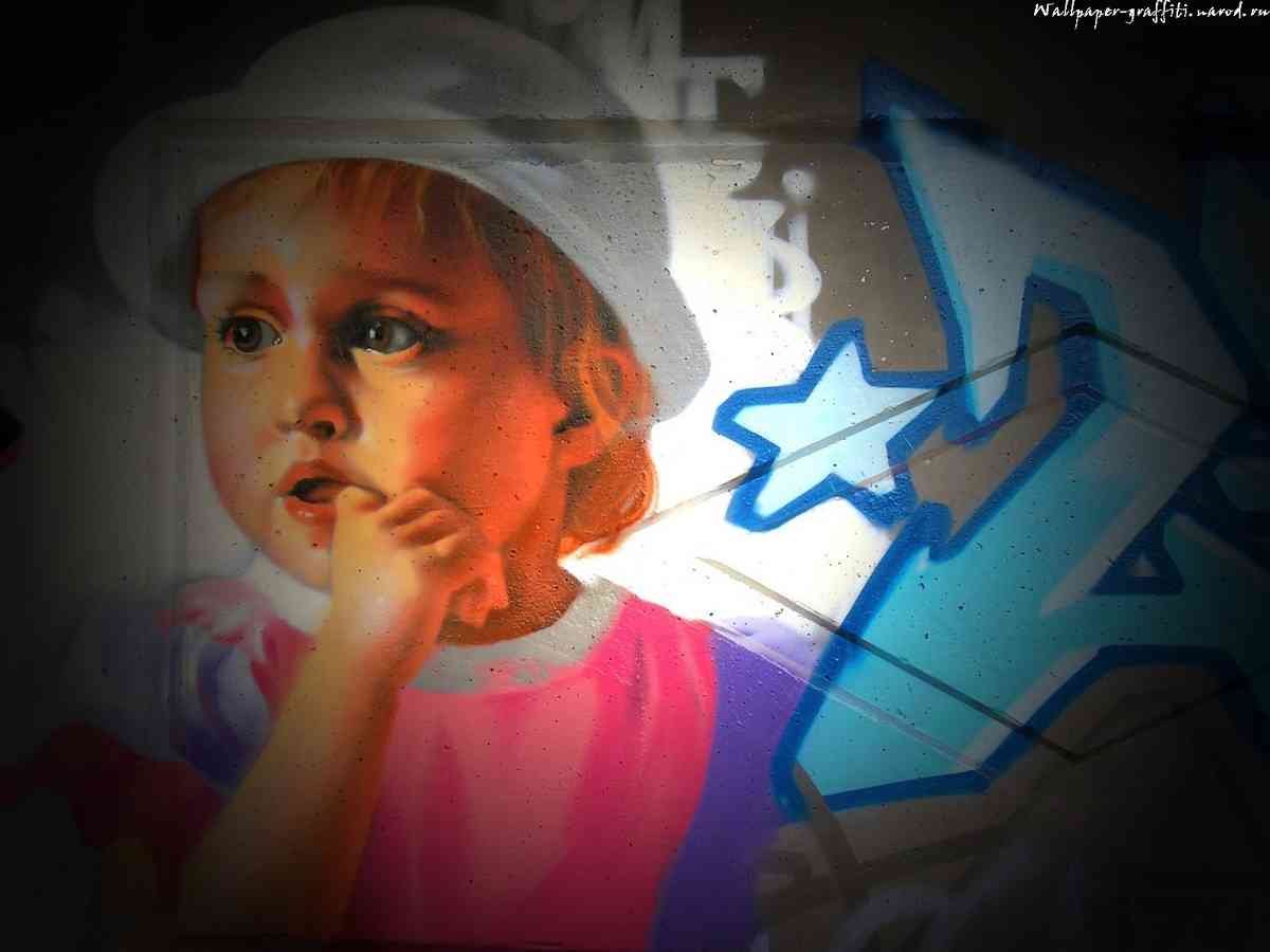 Graffiti Street Art photo Murals A4 012 (660) A4 Photo Print