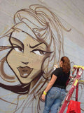 Graffiti Street Art photo Murals A4 021 (1003) A4 Photo Print