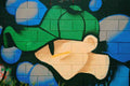 Graffiti Street Art photo Murals A4 052 (607) A4 Photo Print