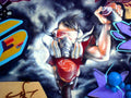 Graffiti Street Art photo Murals A4 061 (650) A4 Photo Print