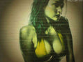 Graffiti Street Art photo Murals A4 092 (677) A4 Photo Print