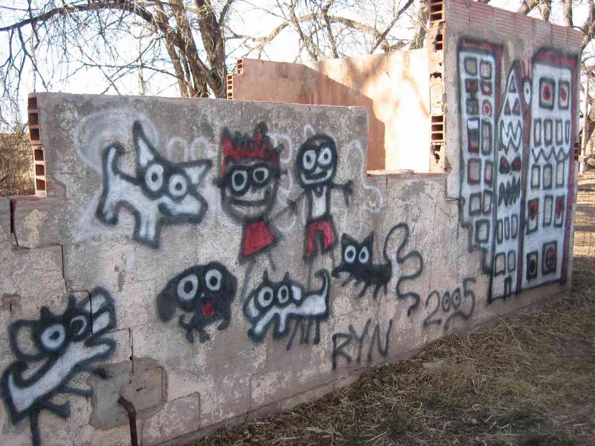 Graffiti Street Art photo Murals A4 120 (736) A4 Photo Print