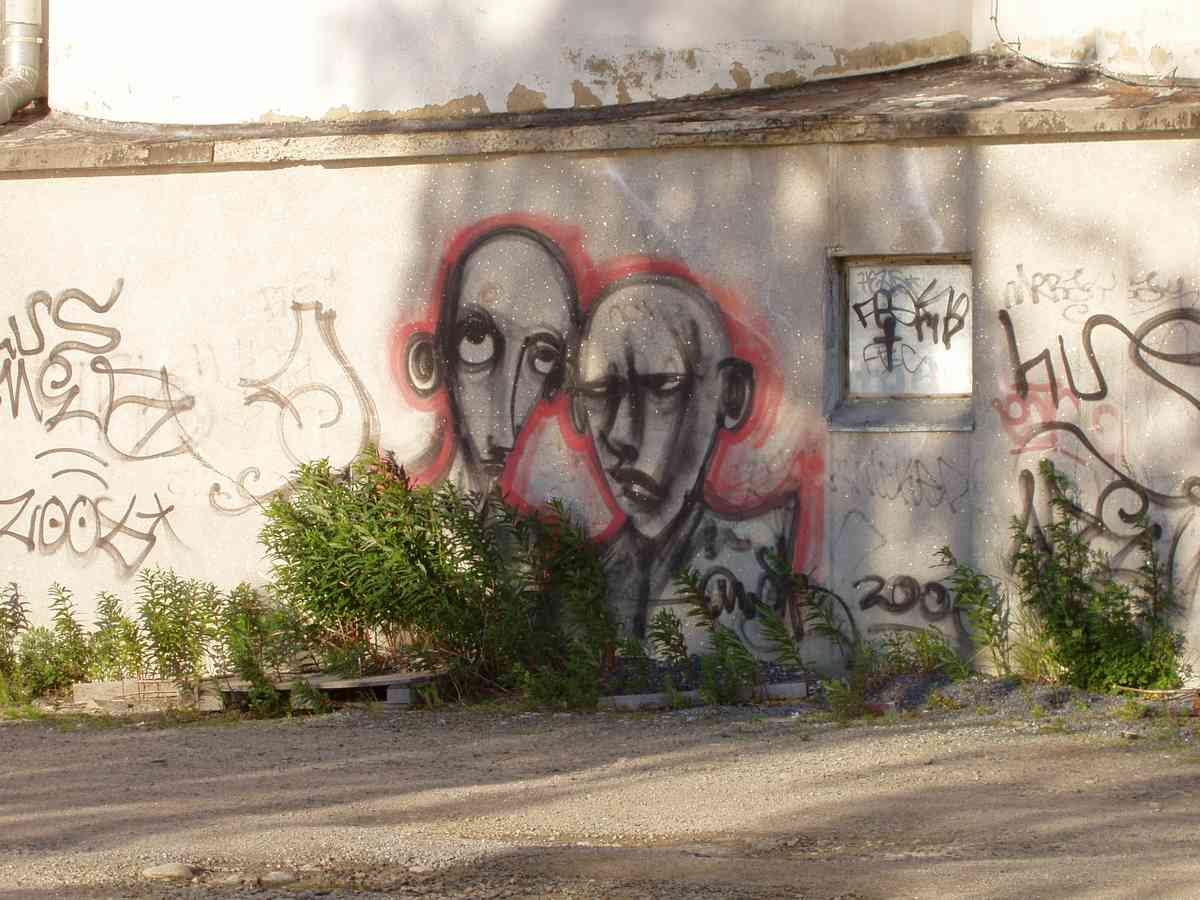 Graffiti Street Art photo Murals A4 126 (740) A4 Photo Print