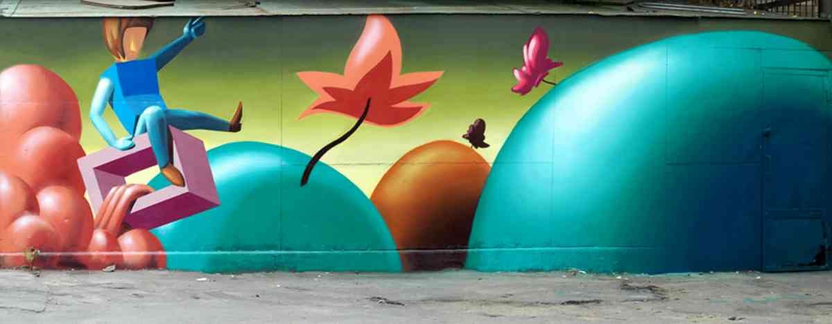 Graffiti Street Art photo Murals A4 149 mr ante A4 Photo Print